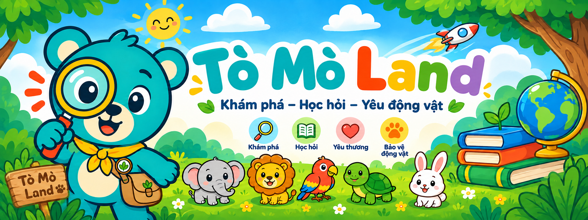 Tò Mò Kids — Khám phá, Học hỏi, Yêu động vật